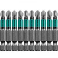 Optimum Line Биты, PH3, 50 мм, тип хвостовика E 1/4", 10 шт в блистере, KRAFTOOL